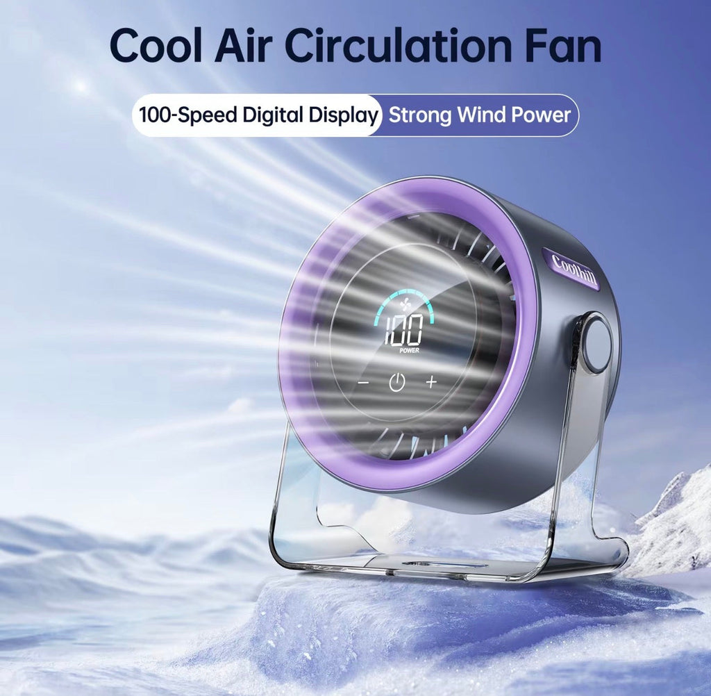 TurboCool Desk Fan